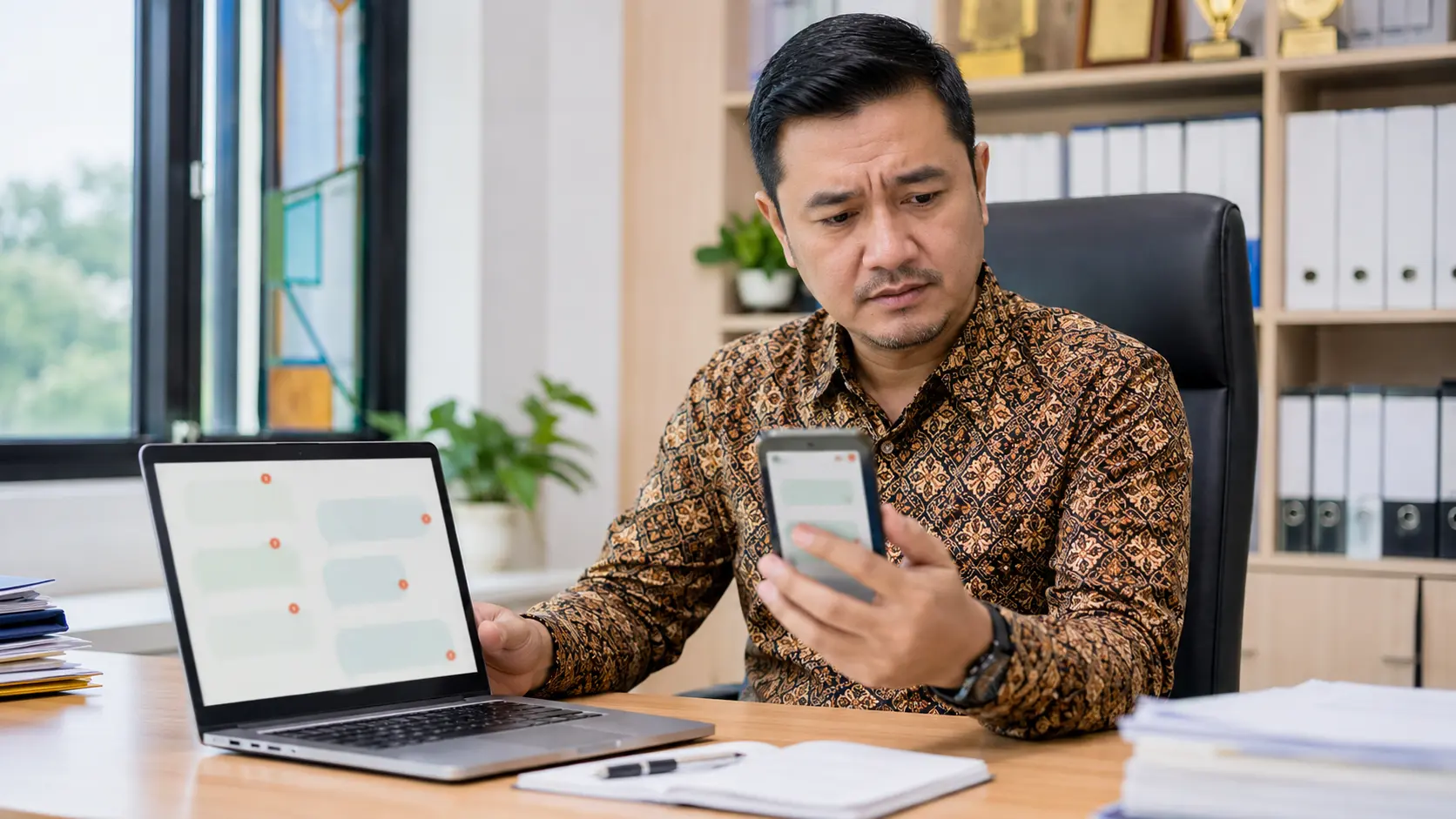 Informasi sekolah tersebar di banyak grup chat dan sulit ditelusuri kembali